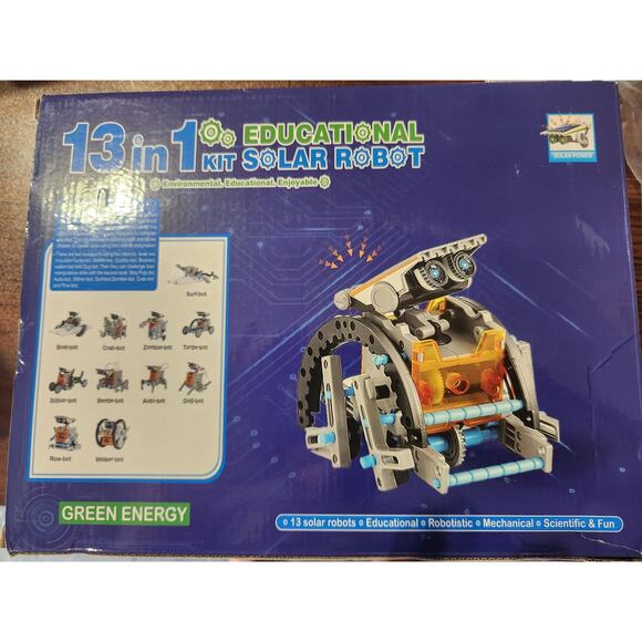 13 in 1 Solar Robot Kit - Picture 1 of 15